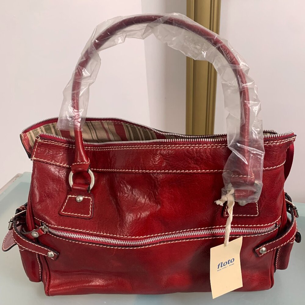 ONE OF A KIND | NEW FLOTO LEATER BAG | MADE IN ITALY